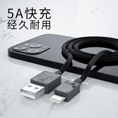 China Mobile Phone Usb3.0 Data Cables 1.2m 3a 9 core 5G fast charging typec data cable fast compiling mirco for apple for sale