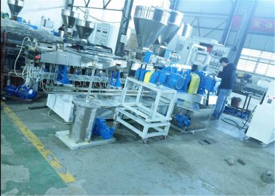 China Hight Torque Dual Screw Extruder With Strand Pelletizing System For Filler Masterbatch for sale