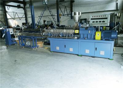 China Conical Twin Screw Extruder With Strand Pelletizing System For Masterbatch for sale