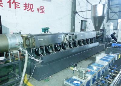 China 120 Mm Plastic Recycling Single Screw Extruder With Water Ring Pelletizing System for sale