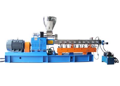 China 90kw Two Screw Plastic Extrusion Line For PP PE PA PS PET Compounding High Speed for sale