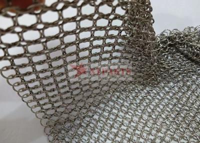 China Brass Copper 7mm Stainless Steel Chain Mail Ring Mesh Curtain With Welded Type for sale