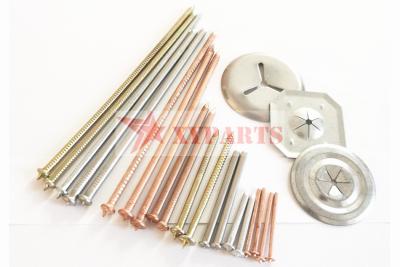 China Copper Zinc Coated Metal Soft CD Weld Pins for sale