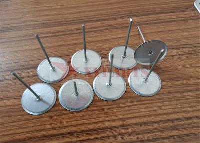 China Galvanized Steel 30mm Cup Head Quilting Pins As Fasteners On The Cements Roofing for sale