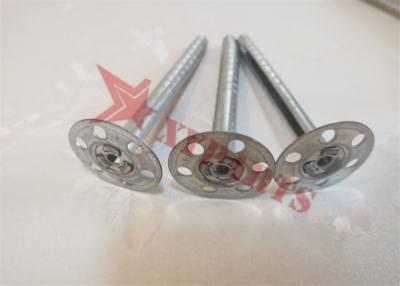 China 35mm Perforated Base Insulation Metal Plugs For Fixing Building Boards for sale