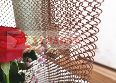 China Architectural Aluminum Metal Coil Drapery Mesh For Shopping Malls for sale