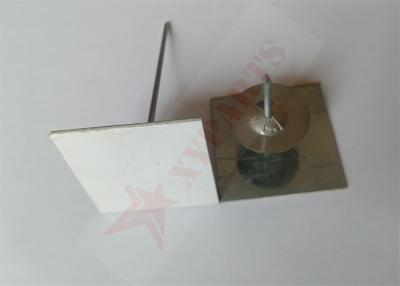 China 40x40 Self Adhesive Insulation Fixing Pins Galvanized Steel Or Stainless Steel for sale