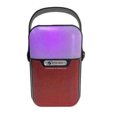 China No Knots New Arrival Mini Colorful Neon Portable Light TWS Wireless Speaker for sale