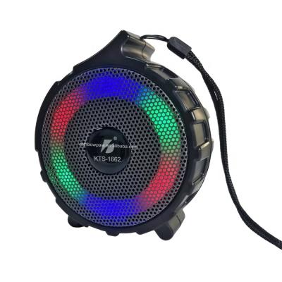 China No Knots New Arrival Handfree Mini Rgb Wholesale Portable Light Tws Wireless Speaker With Strip for sale