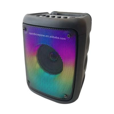 China No Knots Speaker KTS-1576 BT Party Flame Light Portable 3 Inch Speaker Flame Illusion Light Effect Mini Size Wireless USB, TF, FM for sale