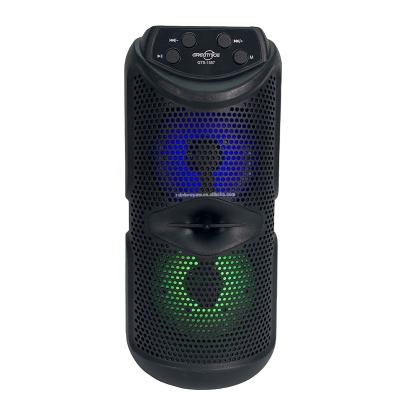 China No GTS Dual 3 Inch Portable TWS Blue Tooth Wireless Speaker With FM Radio GTS-1557 for sale