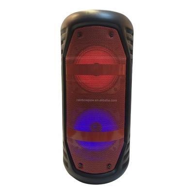 China No Knots KTX-1258 Speaker Dual 4 Inch Wireless High Quality Portable Speaker, With Wired Mic Karaoke Player for sale