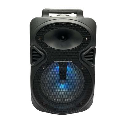 China No knots wireless blue tooth 8 inch speaker, microphone karaoke party wired speaker with radio fm and tws KTS-1135 for sale