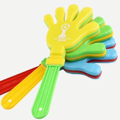 China Sports Events Soccer Party Promotional Custom Pop Makers Hand Clapper for sale