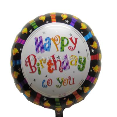 China Advertising Toy Promotional Gift 18 inch happy birthday decoration foil balloon for sale