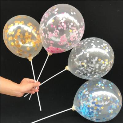 China Announcing toy 2019 new Aamzon arrived 36 inch giant clear latex confetti balloons for sale