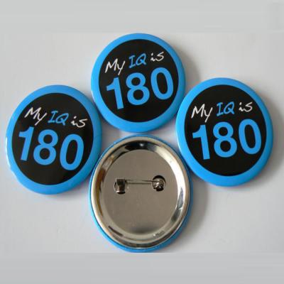 China Nickel Free Promotional OEM Personalized Tin Button Badge for sale