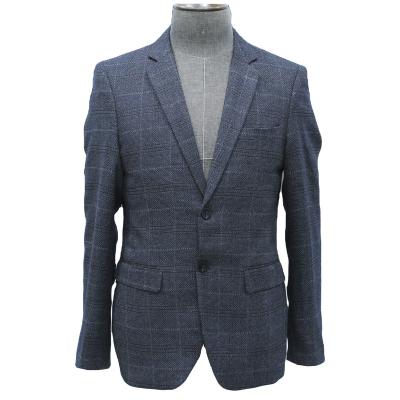 China Wholesale Luxury Slim Fit Anti-Wrinkle Men's Suits and Wedding Party Suits Blaze Print Lattice Men's Jackets and Coats for sale