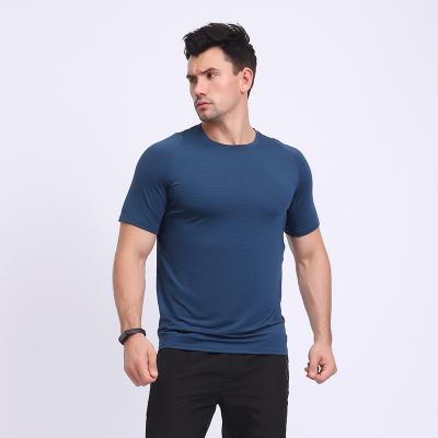 China Wholesale Men's White Breathable Casual Stretch T-shirt Anti-Wrinkle Sports Wear Crew Neck Summer T-shirts woman superdry for sale