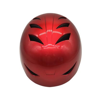 China Outdoor sports red color kids and adult helmet and protective guards skateboard bicicleta de cascos de casque for sale