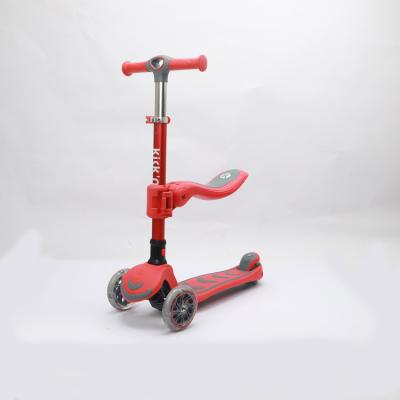 China Portable Foldable 2 Fixed Seat Kids Scooter For Kids Two Wheels Kick Scooters Foot Scooters for sale