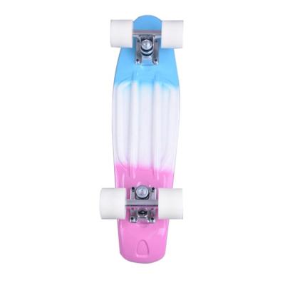 China Latest Innovative Products Adult Skateboard Colorful Design 3/4wheels Skateboard Skate Customized For Girls/Boys for sale