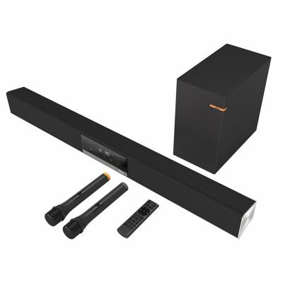 China Best-selling High Quality Wireless Factory Hot Sale 2.1CH Wireless System Direct Karaoke Soundbar Speaker for sale