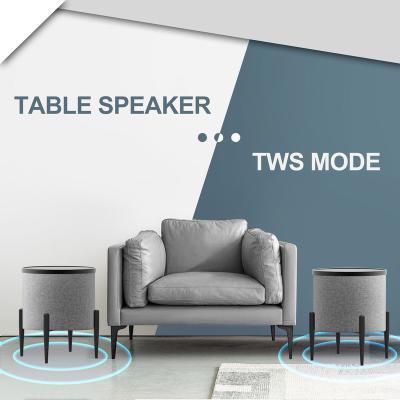 China Wireless Charger For Mobile Phone 2022 Table Home Speaker With Table Charger 10w Gift Speaker Desktop Coffee Table Wireless Fast Charging Speaker for sale