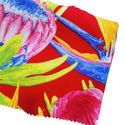 China Memory 150cm Width Polyester Print Fabric Garment Fabric Minimat Fabric for sale