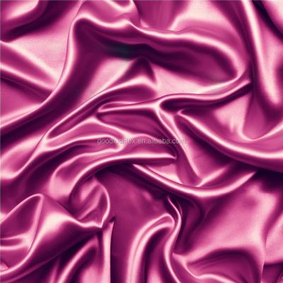 China 100% shiny breathable polyester duchess satin fabric for sale