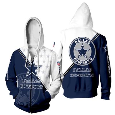 China QUICK DRY Copy Logo Outwear Pullover Fleece Hoodies Custom Made Autumn Winter High Quality 3D NFL Teams Unisex for sale