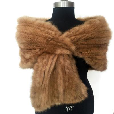 China Long Fox Fur Scarf Winter Scarf Fox Raccoon Faux Fur Scarf for sale