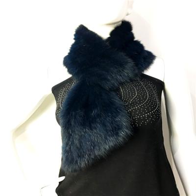 China Long Winter Fur Scarf Raccoon Faux Fur Scarf Mink Fur Scarf for sale