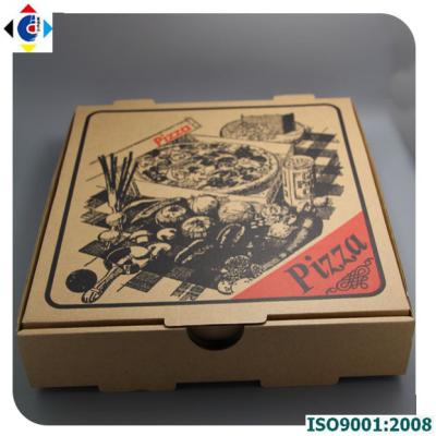 China Custom printed bulk cheap 9 inch disposable food grade pizza box for sale