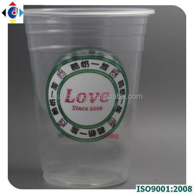 China 16oz pp disposable plastic cups, printing logo, made in china for sale