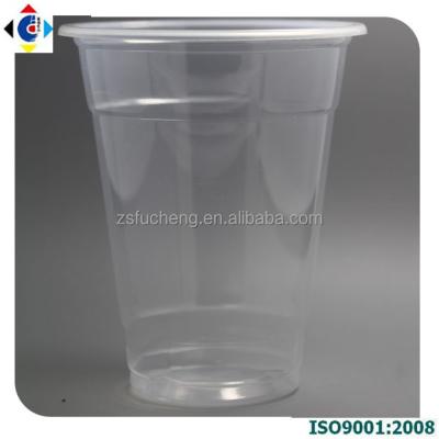 China Disposable Eco Friendly Stocked Biodegradable Custom Printed Disposable Plastic Cup / Dish / Glass for sale