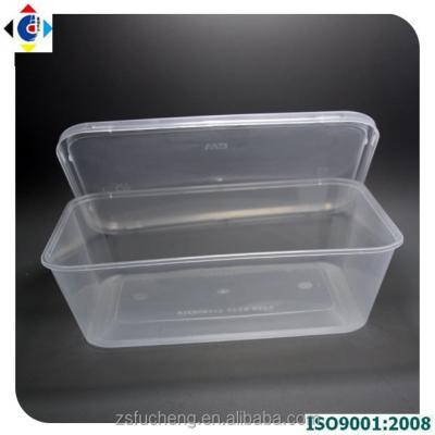 China 650ml Disposable Food Packaging Boxes / Lunch Boxes , Can Use In Microwave Oven for sale