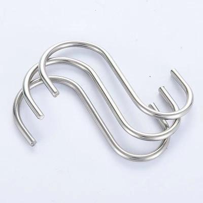 China Minimalist S-shaped Hooks Steel Hook for Kitchen Tableware Utensils Utensils Bags Towels Clothes Plants for sale