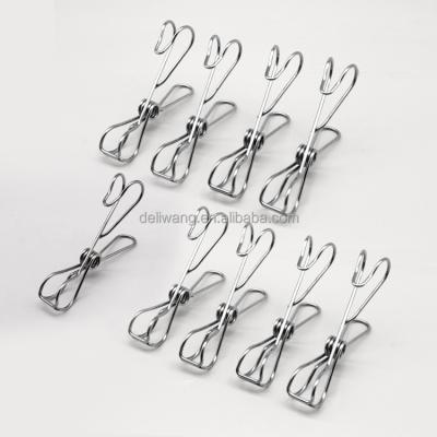 China Japan Style 304 Stainless Steel Clothes Pegs Household Clips Clothespin For Home for sale