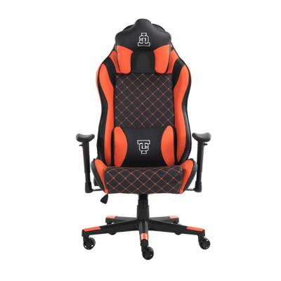 China Other Swivel Computer PU Leather Soft Black Racing Style Black Racing Office Chairs for sale