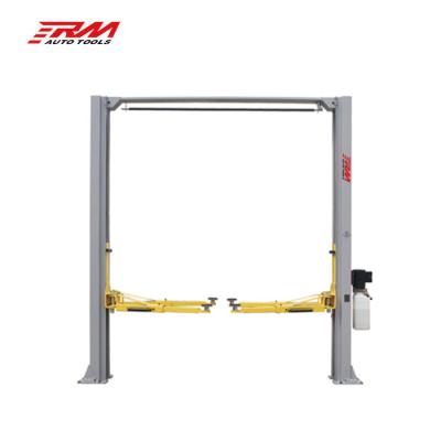 China 8 Bends Clear Floor 2 Post Car Lift Hydraulic Car Crane For Garage 4000kgs for sale