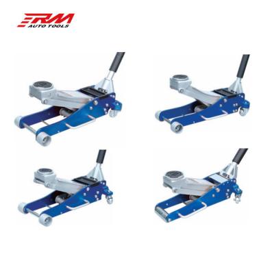 China aluminum hydraulic double pump floor jack for garage 705*335*165mm for sale