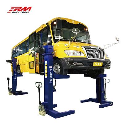 China Mobile Column Heavy Duty Hydraulic Bus Truck Wheel Lift 10T for sale