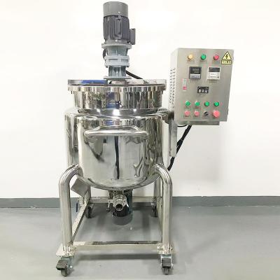 China 5.5kW High Shear Homogenizer Mixing Tank Fabrikant Makkelijk te gebruiken Te koop