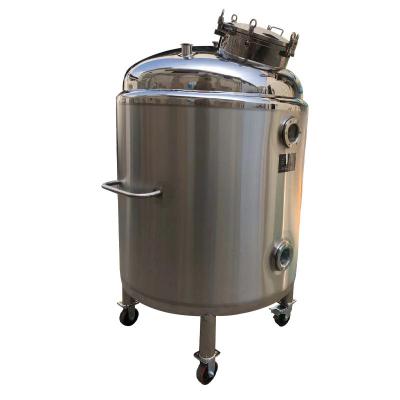 China 1.6MPa Strong Industrial Stainless Steel Food Storage Chemical Tank Mirror Polished for sale