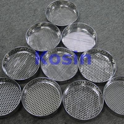 China Durable Standard Lab Woven Wire Mesh Test Sieve Stainless Steel Copper Test Sieve For Soil Testing for sale