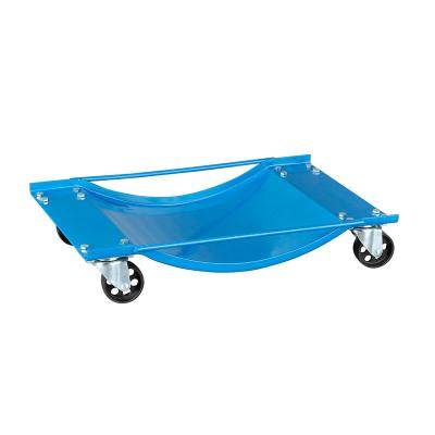 China Car Dolly Lift Portable Dolly Wheel Skate Steel Roller Wheel Tire with Supporting Caster for Vehicles Boats Moving Positioning Tool 60.5*36.5*8cm for sale