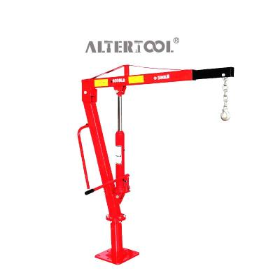 China Steel Altertool 1000lbs Heavy Duty Mobile Hydraulic Crane Using 3t Jack Shop Crane Factory Direct Hydraulic Workshop Engine Supply Manufacturing TDJ04-1311 for sale