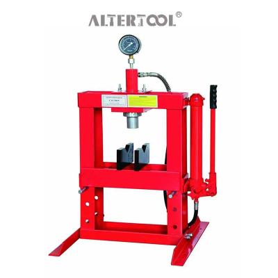 China Heavy Duty Steels Small Shop Press 10t Hydraulic Shop Press With Manual Pressure Type ALTERTOOL Factory Supply Direct Manufacturing TYJ02-43310 for sale