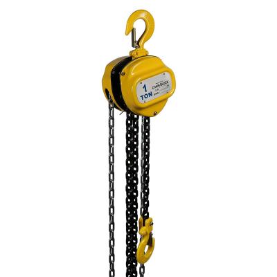 China Hotels Janpa Step Elevator Mini Pulley Block G80 1 Ton Manual Manual Chain Hoist For Material Handling for sale